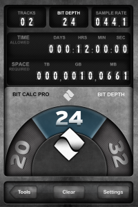 Bit Calc Pro on iPhone. Changing the Bit Depth